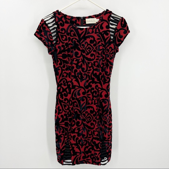 Shakuhachi Dresses Shakuhachi Red Velvet Bodycon Dress Xs Poshmark